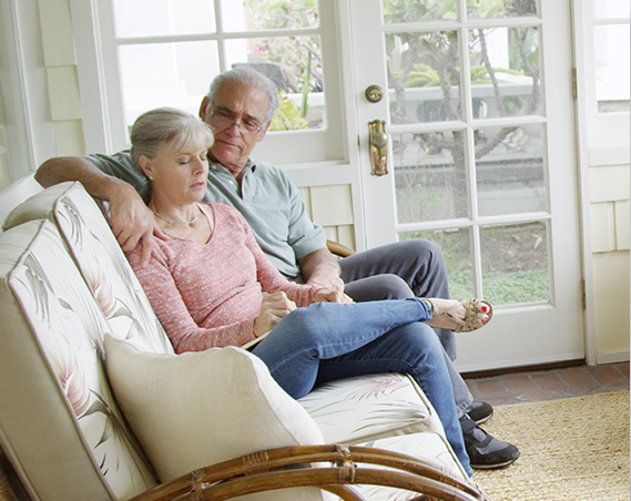 elder couple